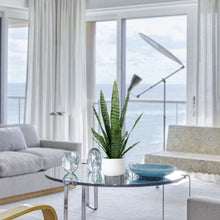 Load image into Gallery viewer, Artificial Snake Plant 22.5&quot; Faux Agave Fake Sansevieria Artificial Potted Plants for Indoor and Outdoor Home Office Décor (White Pot)
