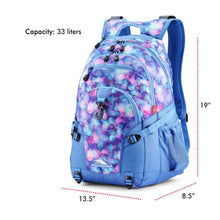 Load image into Gallery viewer, High Sierra Loop Backpack, Travel, or Work Bookbag with tablet sleeve, One Size, Shine Blue/Lapis
