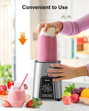 Load image into Gallery viewer, VEWIOR Smoothie Blender, 900W Personal Blender for Shakes and Smoothies, Blenders for Kitchen, Smoothie Juice Mixer with 2 * 22Oz BPA-Free To-Go Cups
