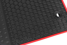 Load image into Gallery viewer, San Auto Car Floor Mats Custom Fit for Toyota RAV4 (NO Hybrid) 2019 2020 2021 2022 2023 2024 2025 Black Red Rubber Auto Liners Set All Weather Protection Heavy Duty Odorless
