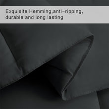 Load image into Gallery viewer, COHOME All Season King Size Comforter - Winter Warm Down Alternative Comforter - Quilted Duvet Insert with Corner Tabs - Premium 2100 Series Luxury Soft Hotel Comforter - Reversible - Dark Grey
