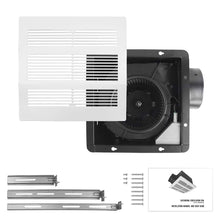 Load image into Gallery viewer, BV Bathroom Fan Ultra-Quiet Bathroom Ventilation &amp; Exhaust Fan, Bathroom Ceiling Fan, Residential Remodel Energy-Saving Ceiling Mount Fan (No Attic Access Required) (200 CFM)
