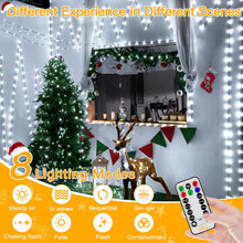 Load image into Gallery viewer, Ollny Christmas Lights 1000 LED 330 FT, IP67 Waterproof Plug in Christmas Tree Lights with Remote, 8 Modes, 3 Timers, Dimmable, House Xmas Indoor Decorations Outdoor Christmas Lights (Cool White)
