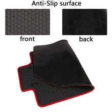 Load image into Gallery viewer, San Auto Car Floor Mats Custom Fit for Toyota RAV4 (NO Hybrid) 2019 2020 2021 2022 2023 2024 2025 Black Red Rubber Auto Liners Set All Weather Protection Heavy Duty Odorless
