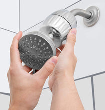 Load image into Gallery viewer, AquaBliss HD HEAVY DUTY High Output Shower Filter – Latest Superior Advanced 30x Filter Media - Universal Multi-Stage Shower Head Filter Reduces Chemicals, Chlorine &amp; Odors - Brushed Nickel (SF500)
