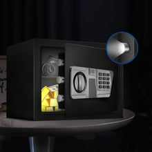 Load image into Gallery viewer, TOTOY Small Safe Box 1.5 Cu Ft Home Safe with LED Sensor Light, Safe for Home Documents with Keys and Digital Keypad, Hidden Key Lock Box for Cash Jewelry Valuables
