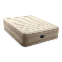 Load image into Gallery viewer, Intex Dura-Beam Deluxe Ultra Plush Air Mattress - Fiber-Tech – Built-in Electric Pump – 18in Bed Height – 600lb Weight Capacity – Queen Size
