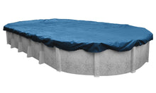 Load image into Gallery viewer, Pool Mate 351833-4PM Winter Pool Cover, Heavy-Duty Blue, 18 x 33 ft Above Ground Pools
