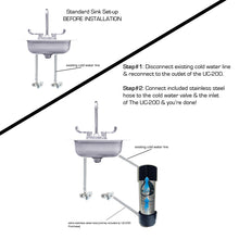 Load image into Gallery viewer, CuZn UC-200 Under Counter Water Filter - 50K Ultra High Capacity - Made in USA
