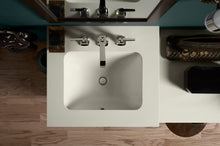 Load image into Gallery viewer, KOHLER 20000-0 Caxton Rectangle Undermount Bathroom Sink with Overflow Drain, 20-1/4&quot; W x 15-11/16&quot; D, White
