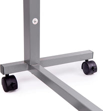 Load image into Gallery viewer, Vaunn Adjustable Overbed Bedside Table With Wheels (Hospital and Home Use), Walnut Brown
