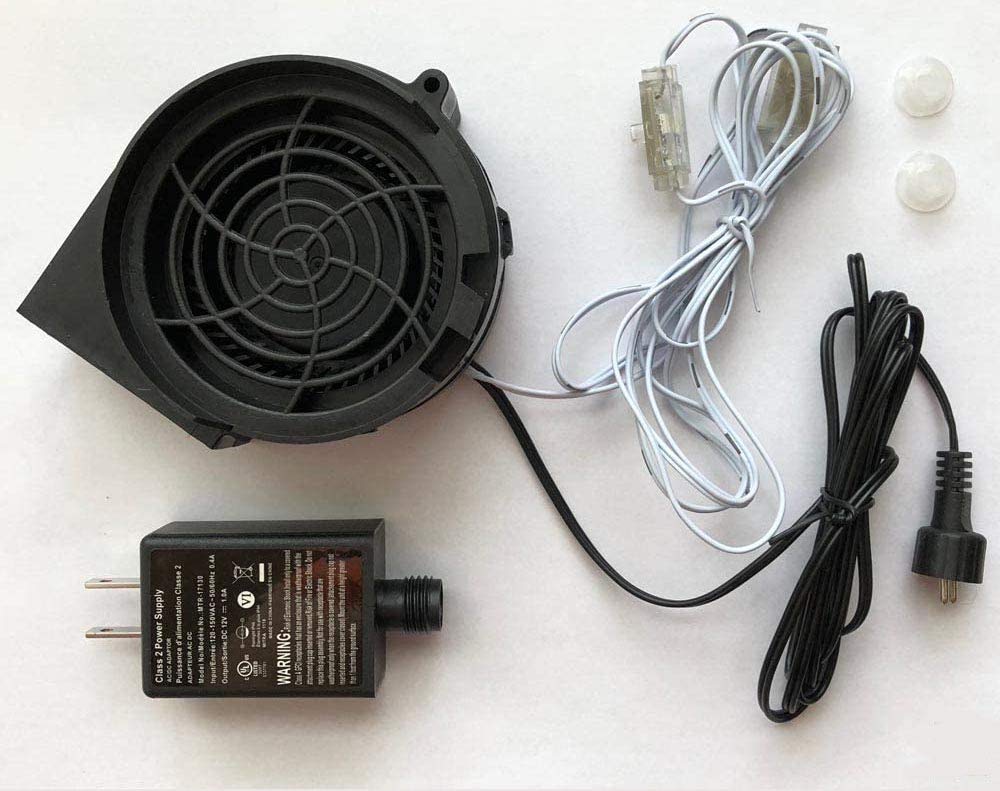 AIR CHARACTERS Replacement 1.0a Fan Blower for Gemmy Airblown Inflatable 12v/1.0a Adapter - Model #JDH9733S