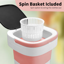 Load image into Gallery viewer, Portable Washing Machine, Upgraded 15L Mini Washer and Spin Dryer with Deep Cleaning of Underwear, Baby Clothes and Small Items, Foldable Small Washer for Apartments, Dorm,RV, Travel, Laundry,Camping
