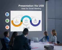 Load image into Gallery viewer, [Auto Focus/4K Support] Projector with WiFi 6 and Bluetooth 5.2, 600ANSI Native 1080P Outdoor Movie Projector, WiMiUS P62 Auto 6D Keystone &amp; 50% Zoom, Smart Home Projector for iOS/Android/TV Stick
