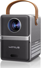 Load image into Gallery viewer, [Electric Focus] Mini Projector with 5GWiFi and Bluetooth, WIMIUS 1080P Outdoor Projector, Portable Movie Projector, 300&quot; Screen, Compatible with iOS/Android/TV Stick/HDMI/PS5
