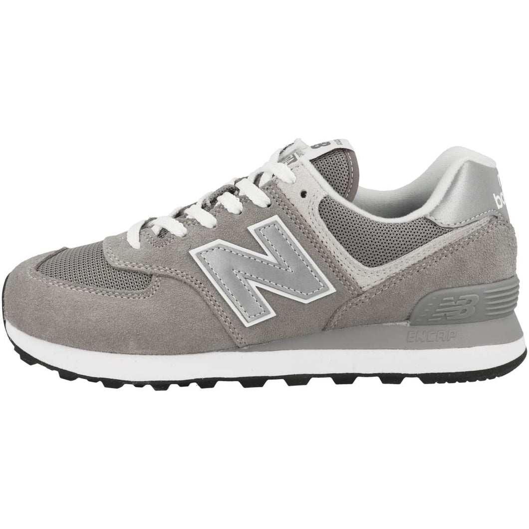 New Balance Women's 574 Core Sneaker, 5 Grey/White