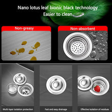 Load image into Gallery viewer, ARTLINE Black Kitchen Sink, Stainless Steel Single Bowl Sink, Drop In/Topmount Workstation Sink with Sliding Accessories, Farmhouse Workstation Sink with Multiple Accessories (19.7 x 17.7in)
