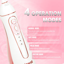 Load image into Gallery viewer, Water Dental Flosser Cordless for Teeth - Nicwell 4 Modes Dental Oral Irrigator, Portable and Rechargeable IPX7 Waterproof Powerful Battery Life Water Teeth Cleaner Picks for Home Travel
