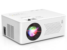Load image into Gallery viewer, PURSHE Mini Bluetooth Projector, Full HD 1080P Supported Portable Outdoor Movie Projector for iOS, Android, Windows, Compatible with TV Stick/HDMI/Smartphone/PS4/USB [Remote Included]
