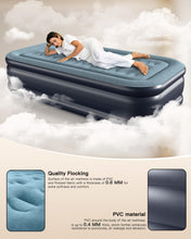 Load image into Gallery viewer, Lavisx Twin Air Mattress with Built in Pump 16&quot; Blow Up Mattress Raised Air Bed, 3 Mins Quick Self Inflatable with Storage Bag for Guest and Home
