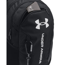 Load image into Gallery viewer, Under Armour Unisex-Adult Hustle 6.0 Backpack, (002) Black/Black/White, One Size Fits Most
