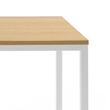 Load image into Gallery viewer, ZINUS Jennifer 55 Inch White Frame Desk, Computer Workstation, Office Desk, Dining Table, Easy Assembly, Natural
