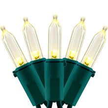 Load image into Gallery viewer, YULETIME 200 Count Warm White LED Christmas Lights, 66 Feet Green Wire UL Certified Commercial Grade Holiday String Light Set (Warm White)
