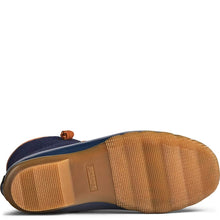 Load image into Gallery viewer, Sperry Women&#39;s Saltwater Emboss Wool Rain Boot, Navy, 8
