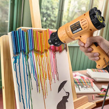 Load image into Gallery viewer, SEEKONE Heat Gun 1800W 122℉-1202℉（50℃- 650℃）Fast Heating Heavy Duty Hot Air Gun Kit Variable Temperature Control Overheat Protection with 4 Nozzles for Crafts, Shrinking PVC, Stripping Paint(5.2FT)
