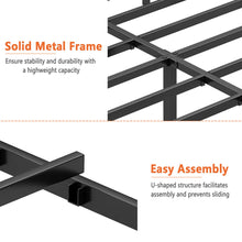 Load image into Gallery viewer, DIIYIV Queen Bed Frame-Classic Metal Platform Bed Frame,Mattress Foundation with Steel Slat Support,Under Bed Storage,No Box Spring Needed, Easy Assembly, Queen Size Bed Frame
