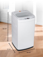 Load image into Gallery viewer, Commercial Care 0.9 Cu. Ft. Portable Washing Machine, Compact Washing Machine with 6 Wash Cycles, Portable Clothes Washer Featuring 3 Water Levels
