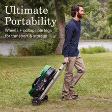 Load image into Gallery viewer, Coleman Gas Grill | Portable Propane Grill | RoadTrip 285 Standup Grill, Green
