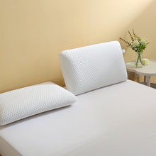 Load image into Gallery viewer, CSDLF Memory Foam Bed Pillows, Pillow for Side and Back Sleeper, Pillow for Neck Pain Relief, Washable Removable Cover, Soft, White (Queen)

