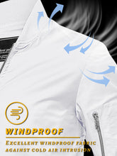 Load image into Gallery viewer, TACVASEN Mens Varsity Jacket Mens Jackets Fashion Trendy Mens Bomber Jackets with Collar Lightweight Bomber Jacket Casual Spring Fall Jackets
