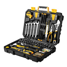 Load image into Gallery viewer, DEKOPRO 158 Piece Tool Set-General Household Hand Tool Kit,Auto Repair Tool Set, with Plastic Toolbox Storage Case
