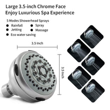 Load image into Gallery viewer, miniwell Shower Filter 720-Plus with replaceable cartridges, shower head filter with Double Filters, remove 99% chlorine (Shower Filter w/Head)
