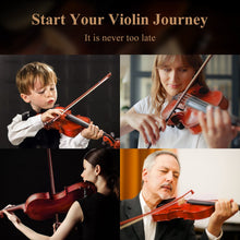Load image into Gallery viewer, Eastar 3/4 Violin for Beginners, Violins Kit for Student, Fiddle with Hard Case, Rosin, Shoulder Rest, Bow, and Extra Strings (Imprinted Finger Guide on Fingerboard)
