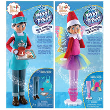Load image into Gallery viewer, The Elf on the Shelf Magi-Freez Bundle: Rainbow Snow Pixie and Cocoa to Go Outfits - Scout Elves Sold Separately
