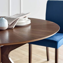 Load image into Gallery viewer, Modway Crossroads 47&quot; Round Wood Dining Table, Walnut
