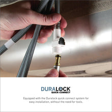 Load image into Gallery viewer, Moen Essie Chrome One-Handle High Arc Pre-Rinse Spring Pulldown Kitchen Faucet with Power Clean, 87814
