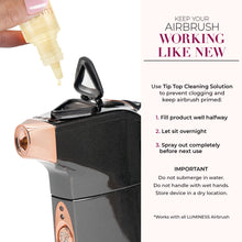 Load image into Gallery viewer, Luminess BREEZE DUO Airbrush Makeup System, Tan Coverage – 9-Piece Kit includes 2x Silk Airbrush Foundation, Apricot Shade Blush, Glow Highlighter, Moisturizer Primer, and Airbrush Cleaning Solution
