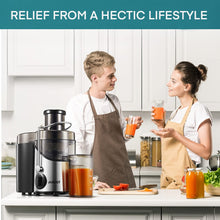 Load image into Gallery viewer, Juicer Machines, Juilist 3&quot; Wide Mouth Juicer Extractor Max Power 800W, for Vegetable and Fruit with 3-Speed Setting, 400W Motor, Easy to Clean
