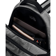 Load image into Gallery viewer, Under Armour Unisex-Adult Hustle 6.0 Backpack, (026) Castlerock Full Heather/Black/Black, One Size Fits Most
