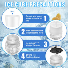 Load image into Gallery viewer, Shaved Ice Attachment for KitchenAid Stand Mixers with 8 Ice Molds, Ice Shaver Attachment, Snow Cone Attachment/Maker with Coarse and Fine Blades
