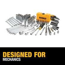 Load image into Gallery viewer, DEWALT Mechanics Tools Kit and Socket Set, 142-Piece, 1/4 &amp; 3/8&quot; Drive, MM/SAE (DWMT73802)
