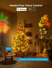 Load image into Gallery viewer, Govee Christmas Lights 66ft, Smart RGBIC Christmas String Lights App-Controlled, 125+ Scene Modes, IP65 Waterproof, Sync with Music, Works with Alexa, Lights for Christmas Decorations Indoor Outdoor
