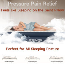 Load image into Gallery viewer, CHERIMOR Air Mattress, 18 inch High Thicken Sturdy Full Size Inflatable Mattress with Built in Pump, Quickly Inflatable, Portable Blow up Mattress for Camping, Guests &amp; Home, Air Bed with Carry Bag
