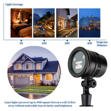 Load image into Gallery viewer, Christmas Projector Lights Outdoor, Waterproof Christmas Laser Lights Landscape Spotlight Decorative Stage Lights with Red and Green Xmas Patterns for Party Garden Patio Wall Ceiling Floor
