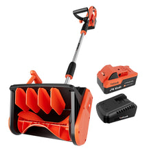 Load image into Gallery viewer, VOLTASK Cordless Snow Shovel, 24V | 13-Inch | 4-Ah Cordless Snow Blower, Battery Snow Blower with Directional Plate &amp; Adjustable Front Handle (4-Ah Battery &amp; Quick Charger Included)

