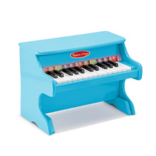 Load image into Gallery viewer, Melissa &amp; Doug Learn-to-Play Piano With 25 Keys and Color-Coded Songbook - Blue - Toy Piano For Baby, Kids Piano Toy, Toddler Piano Toys For Ages 4+
